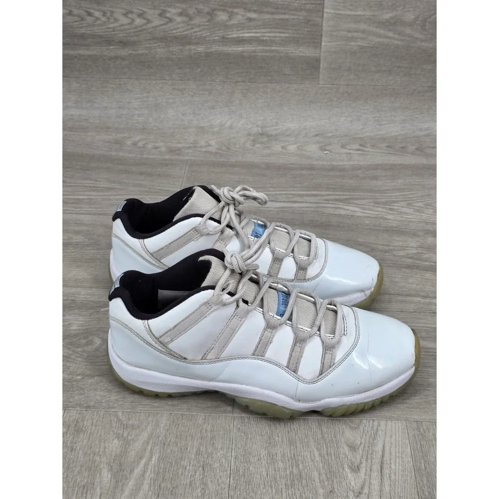 Nike Air Jordan 11 Low White Legend Blue Men's Size 12 Retro Sneakers AV2187-117